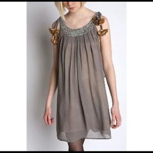 Anderson and Lauth Beaded Mini Dress